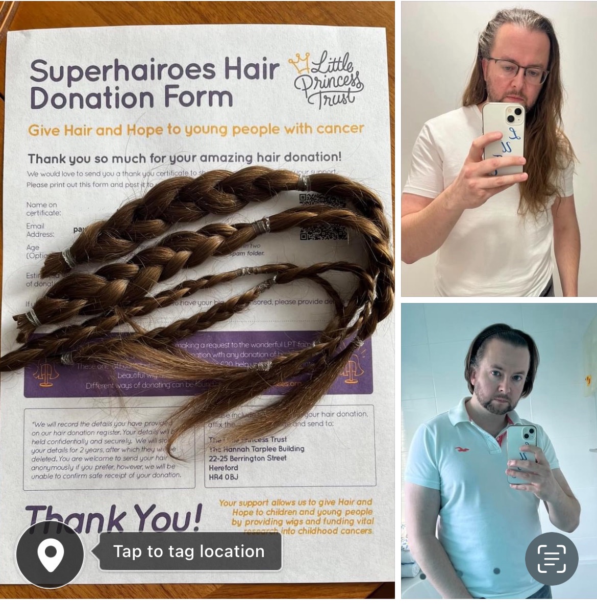 N9Hawk's tweet image. Man-bun is gone, and currently on its way to @LPTrustUK