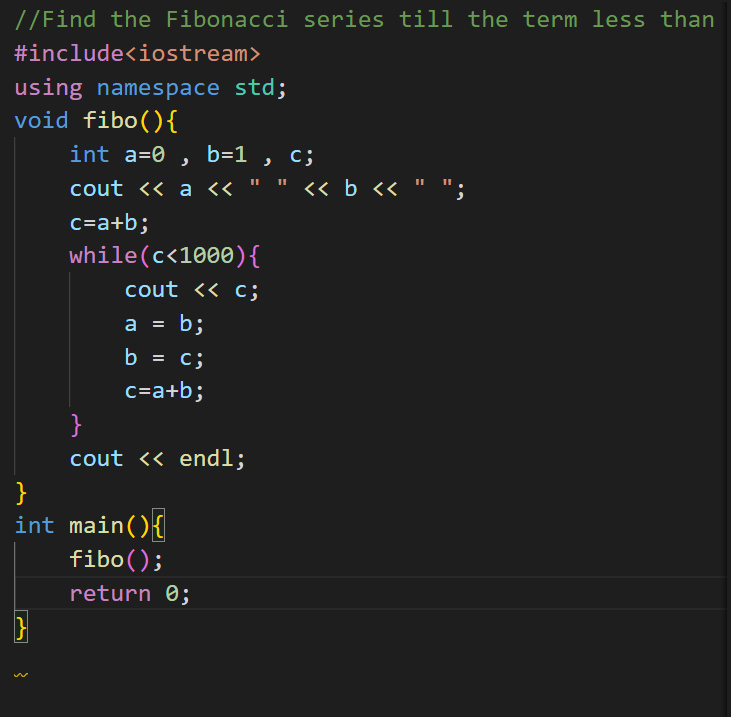 AakritiArya02's tweet image. Namespace Challenge 
Day 14
Revised some probelms..
-&amp;gt; Find Roots of a Quadratic Equation ax2 + bx + c = 0
-&amp;gt; Find the factorial of a number
-&amp;gt; Print all the prime numbers in a range 
-&amp;gt; Find the Fibonacci series till the term less than 1000
#25daysofcode @namespacecomm