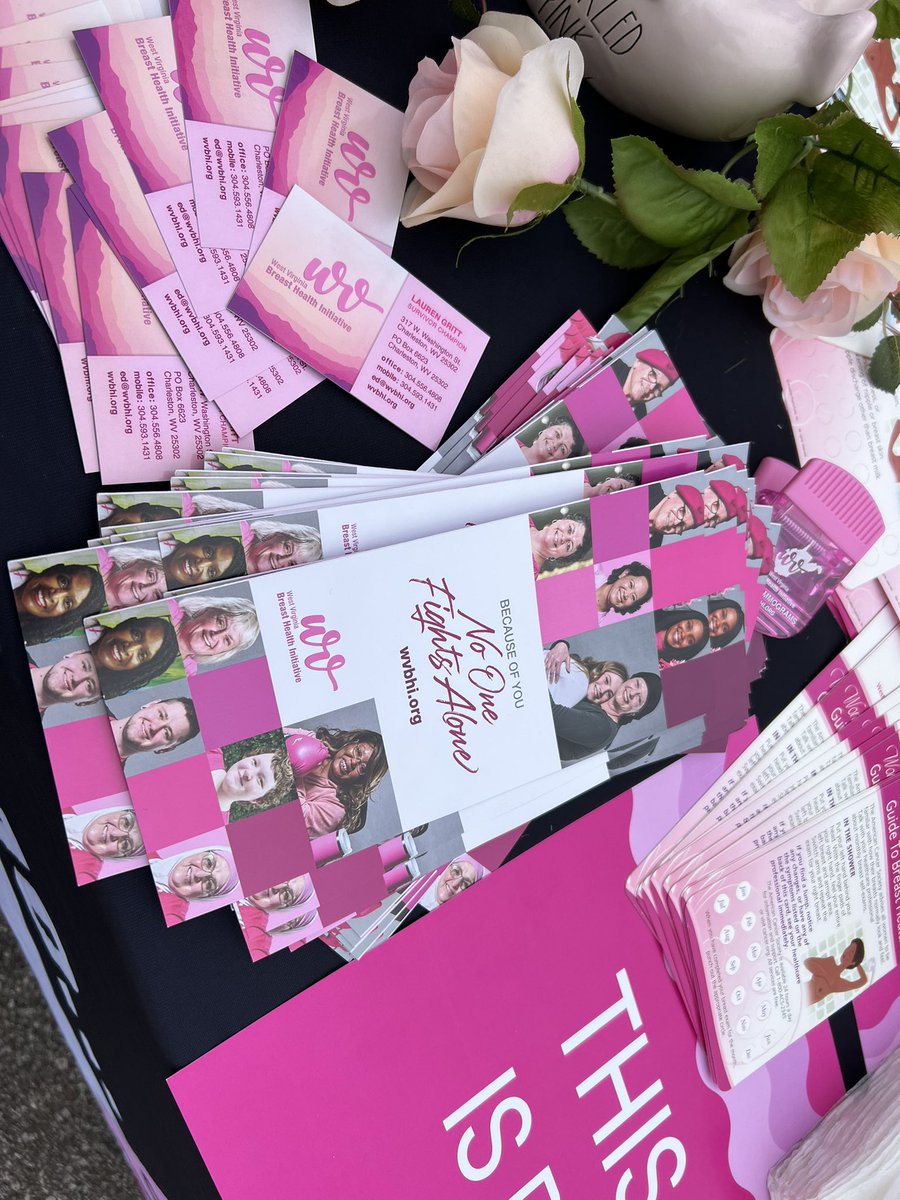 Getting ready for Bras Across the Kanawha.
Thanks to  Rock 105 and Moses Nissan for sponsoring this awareness walk across the St.Albans Nitro Bridge. 
<a href="/wvbhi/">WVBHI</a> is once again taking care of breast cancer survivors with resources, support, and information.