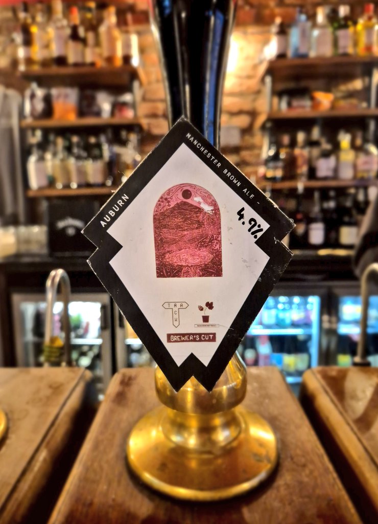 BeersInChester's tweet image. Aye up @mlandtr78, have you tried this yet in @CellarChester - @trackbrewco X @MCRHopProject-Auburn (MCR Brown Ale), 4.9%. It's right up your street. Absolutely gorgeous. @ShitChester