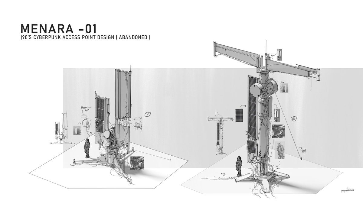 Abandoned GSM Tower ( Access Point). She was prime a few years ago. Now it is abandoned, and ready to be prepared for further purposes.. Let me know what do u think :)
#conceptart #cyberpunk #rooftop #designs #accesspoint