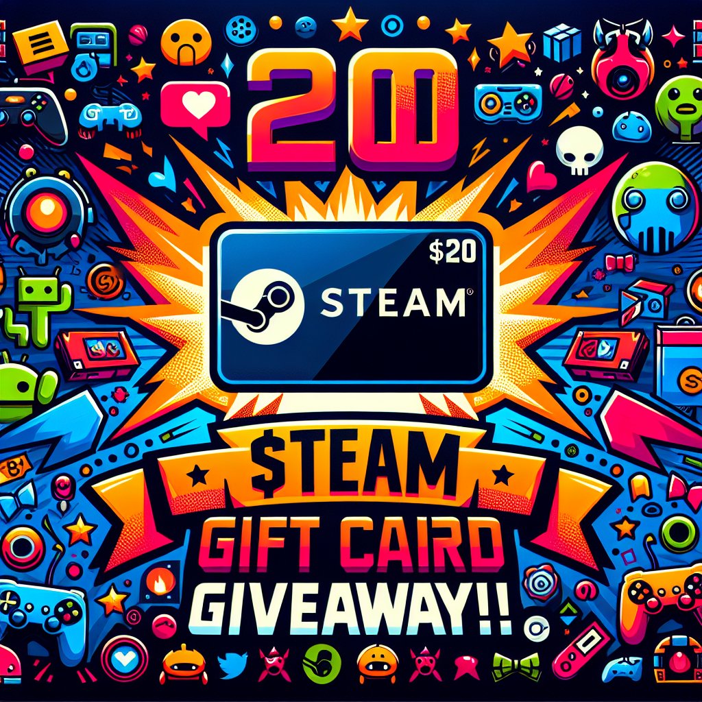 LootNova's tweet image. $20 STEAM GIFT CARD GIVEAWAY!

 ⬇⬇⬇HOW TO ENTER?⬇⬇⬇
✅Follow us @LootNova
✅Tag a friend 
✅Like &amp;amp; Retweet
✅Follow the Twitch (Optional)
✅Comment your fave game in wishlist
 
WINNER IN 3 DAYS, GOODLUCK EVERYONE! 

JOIN DISCORD FOR MORE GIVEAWAYS discord.gg/qN4u3AWfRM…