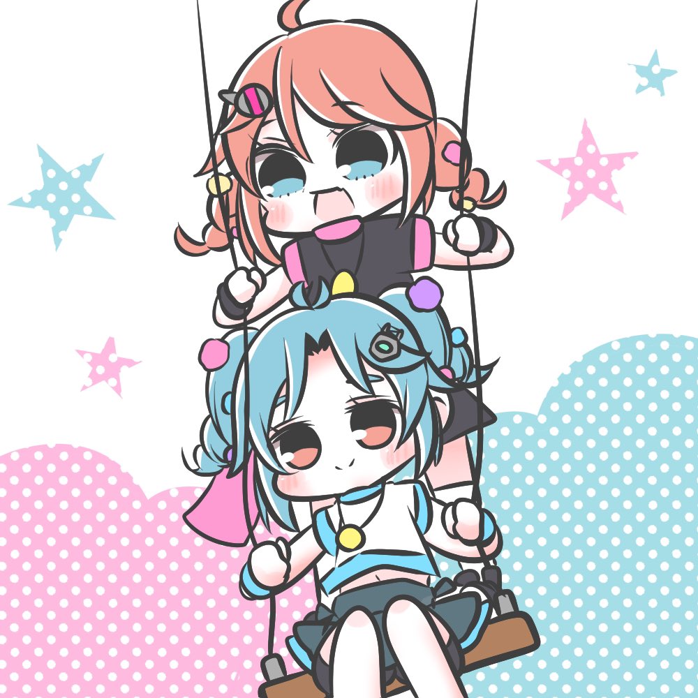 2P_con's tweet photo. 最近描いたここなつちゃんも置いておきます☁️ https://t.co/MuiMyjnsNY