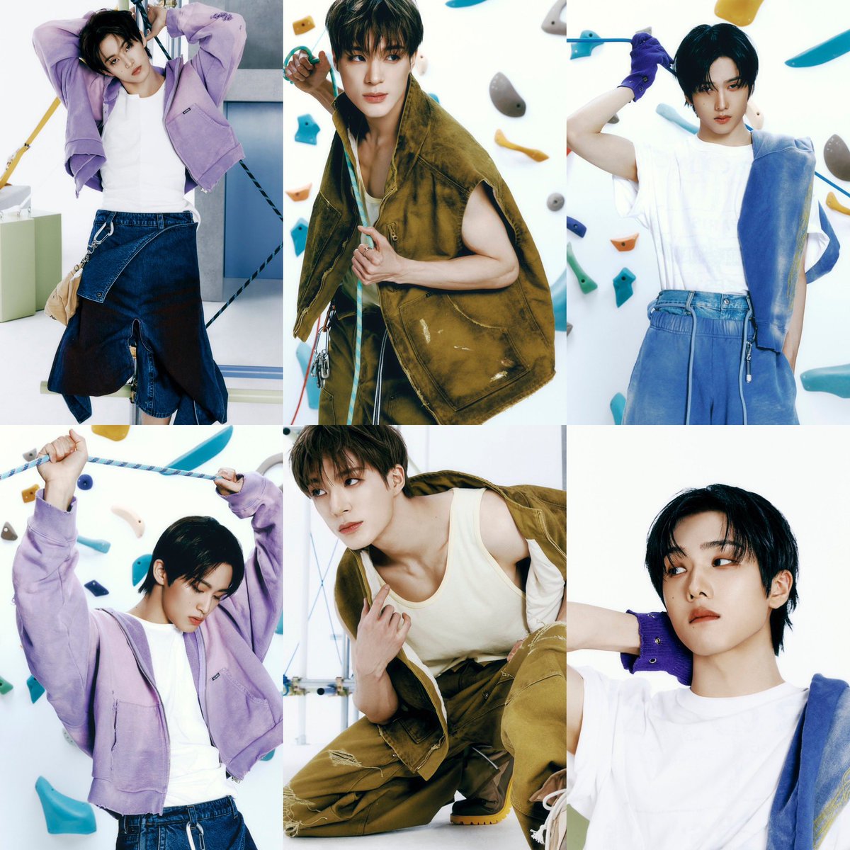 kchartsmaster's tweet photo. NCT DREAM unveils ‘DREAMSCAPE - Constructive’ concept pictures for MARK, JENO, JISUNG. https://t.co/btPaNMFE68