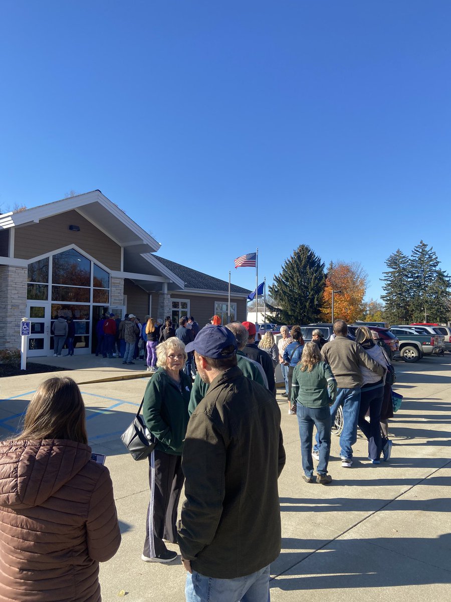 dcdarkey's tweet photo. Early voting in Eaton County today!🇺🇸 https://t.co/gcjA6bjh60