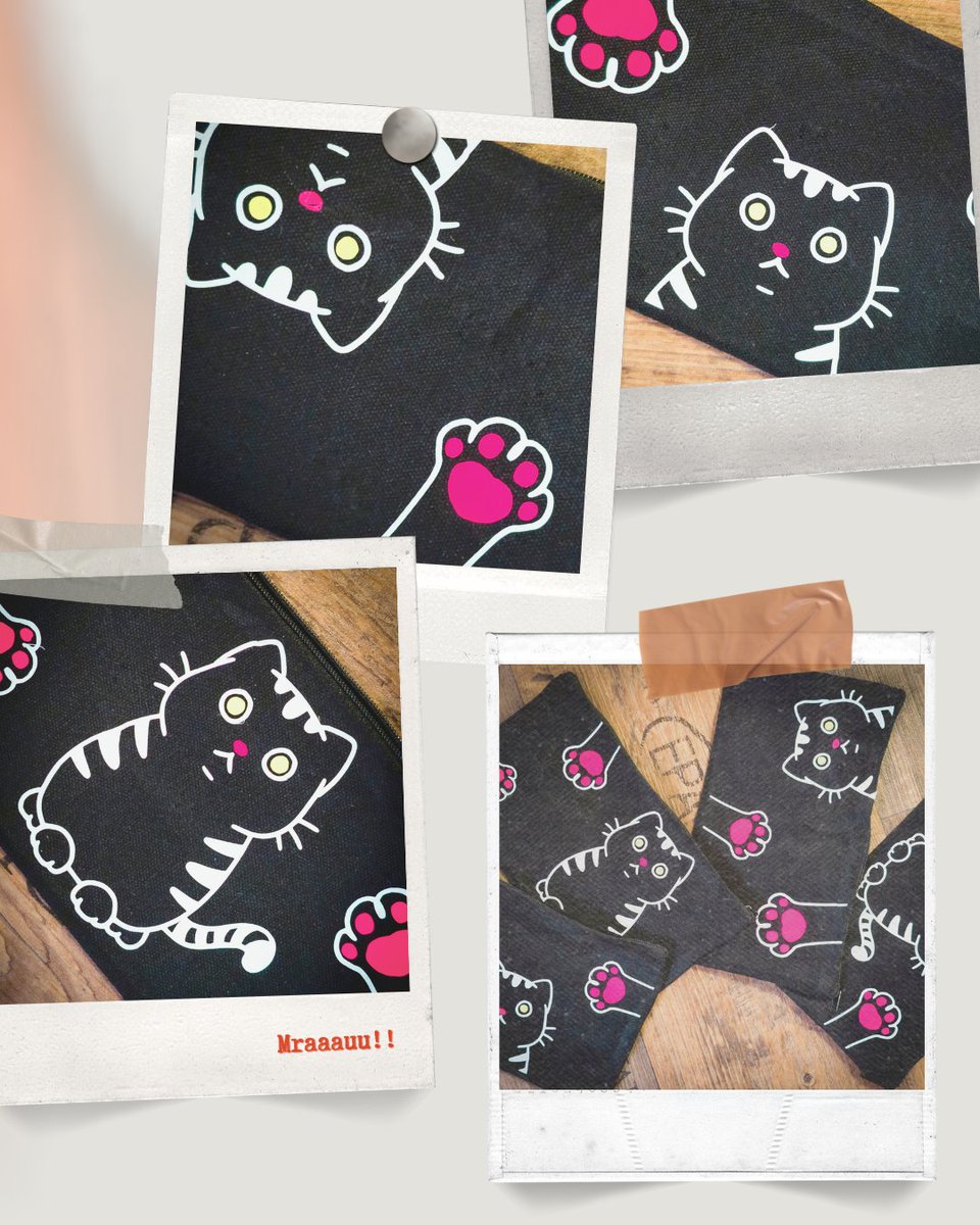 Cats are everywhere!! I used foil which glows in the dark for paws and eyes! I think they are good :D do wanna see all 4 too?
*
*
*
*
*
#instagood #artistsupport #artist #handmade #selfmade #glowinthedark #cat #catpaw #catstuff #bag #selfmadeart #cute #artwork