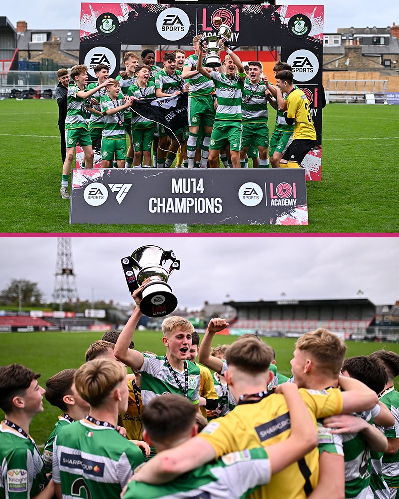 LeagueofIreland's tweet image. Congratulations @ShamrockRovers 👏

#LOI | @EASPORTSFC