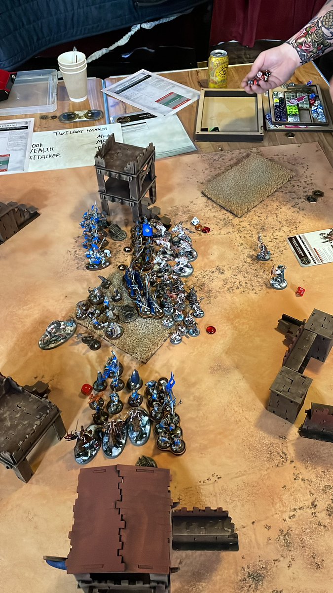 Round 3, last of the day, @richnutter vs <a href="/AekoldHelbrass/">Adam Poolman</a>, both players who really get into the narrative spirit!