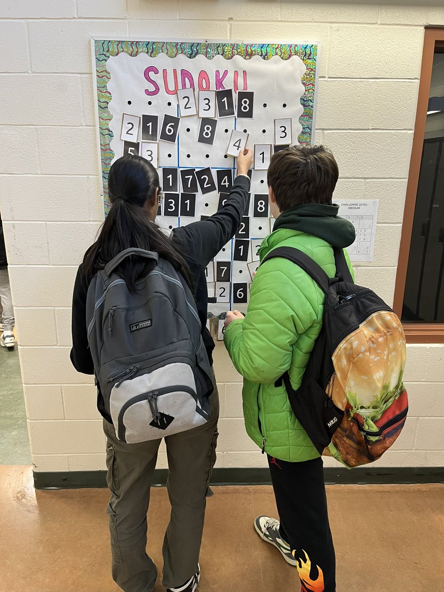 Highlighting some of the beautiful spaces in our building. How fun is a live sudoku puzzle in the west wing?? #rvsed