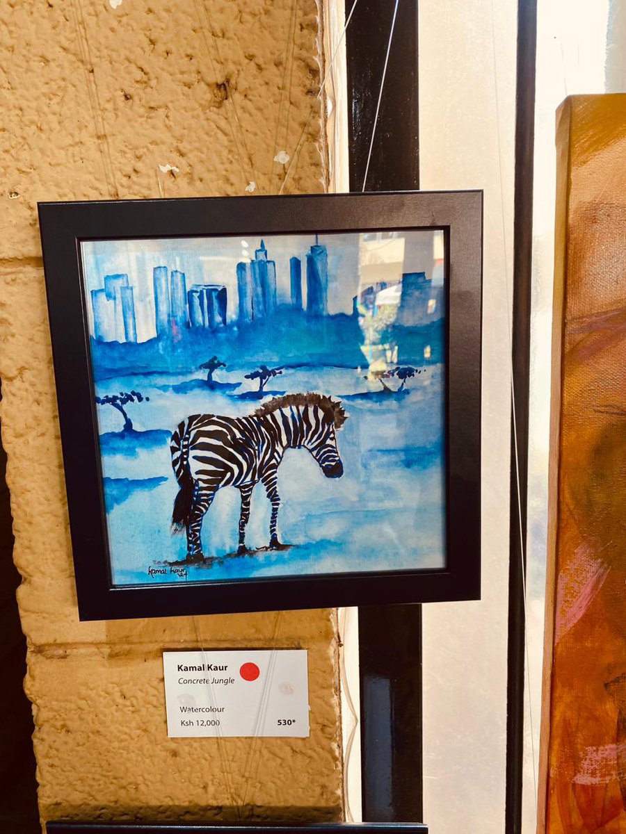 There’s a red dot next to my art at The Affordable Art Show! 
🥰💙🙏🏼
There’s still a chance to drop by at the museum tomorrow to see incredible artwork by amazing artists. What an honour to have the opportunity to have my work in this prestigious exhibition. 

<a href="/AffordableArtKE/">AffordableArtKe</a>