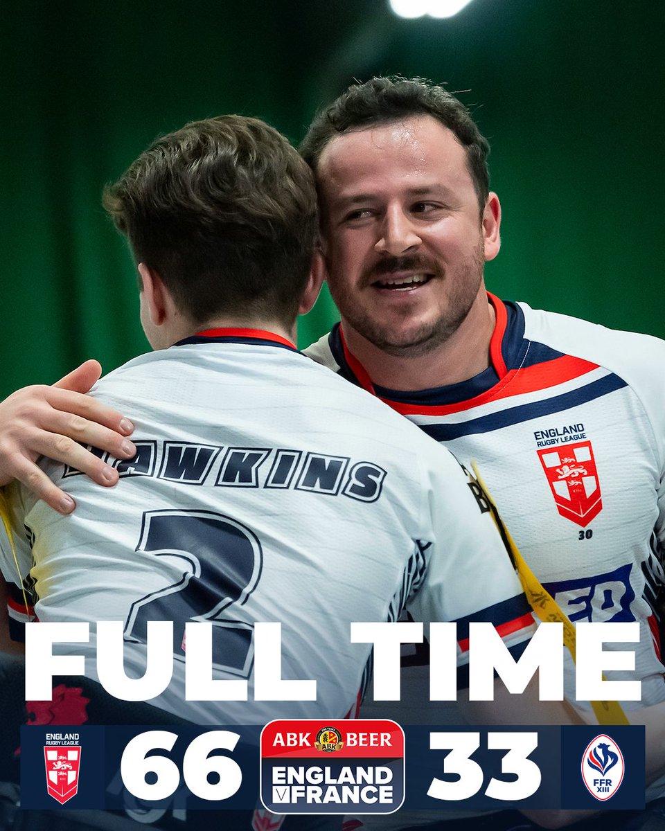 💪 What a performance!

🏴󠁧󠁢󠁥󠁮󠁧󠁿 #EnglandRL