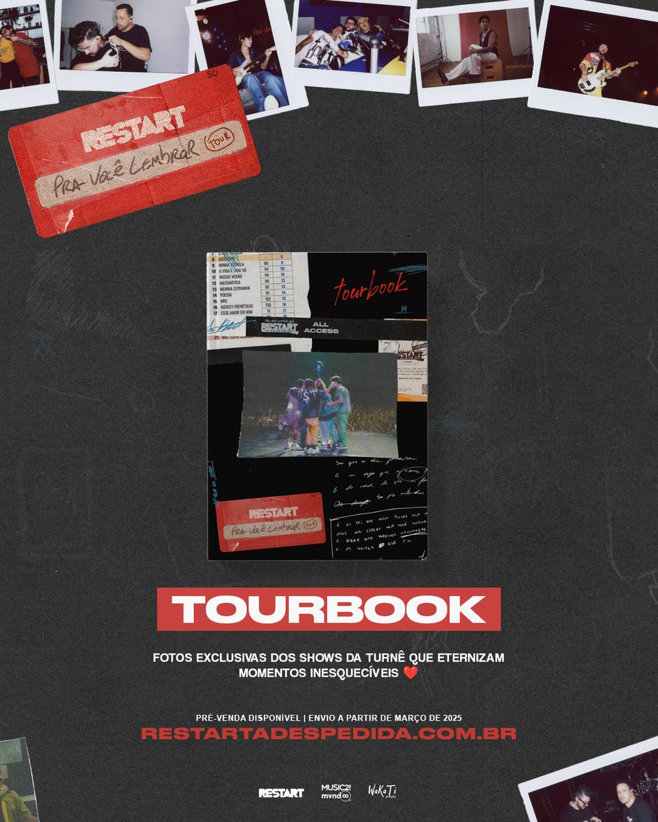 banda_restart's tweet photo. 🚨 A PRÉ-VENDA ESTÁ DISPONÍVEL! 🚨

É isso mesmo, galera! A partir de agora, vocês já podem garantir os produtos da nossa turnê de despedida: CD, vinil, tourbook e o box exclusivo estão disponíveis e são LIMITADOS! Corre no https://t.co/G9MLVx6bw2 pra não perder essa chance única! O envio começa em março de 2025, então já garante o seu.