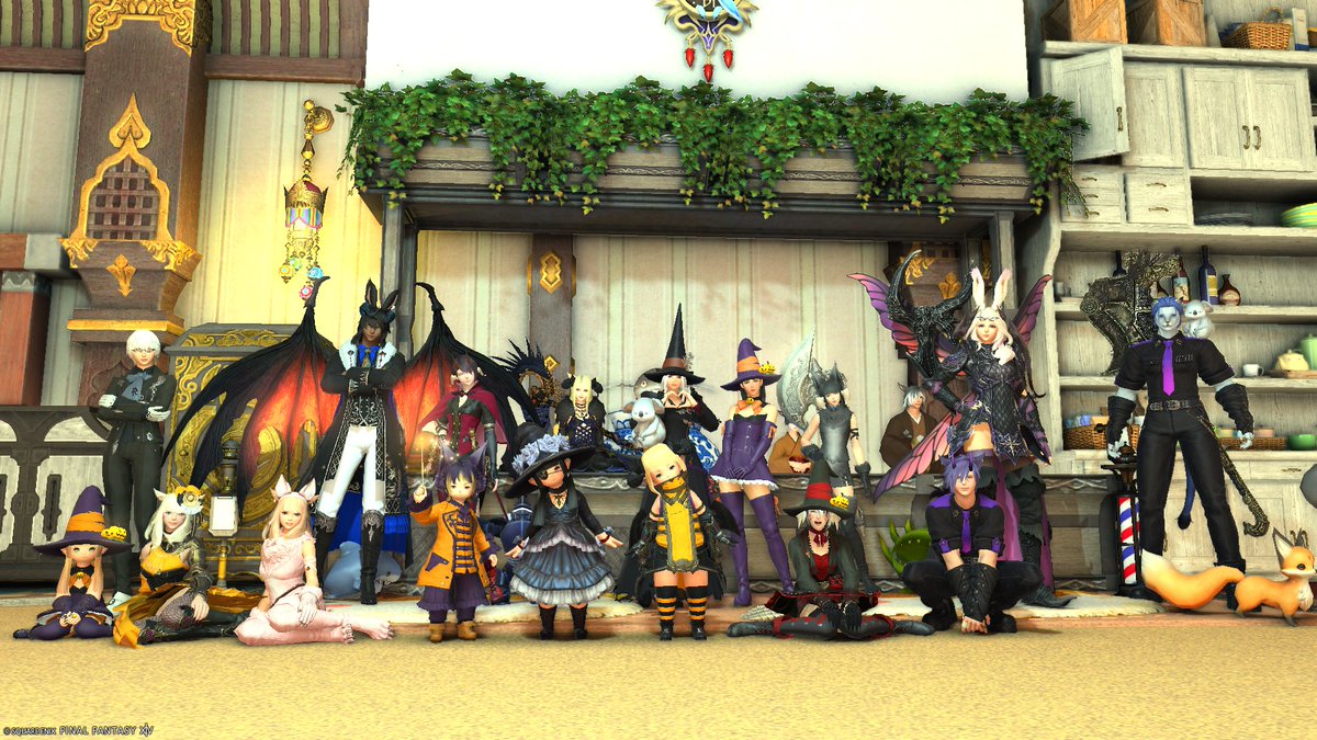 NaoFF144's tweet photo. 👻ガル鯖FC:LeafのハロウィンSS撮影会👻

参加できて嬉しかった★
誘ってくれたゼロﾁｬ～ありがと

＃FF14　＃ガル鯖　＃ララフェル https://t.co/kHAINGMEQv