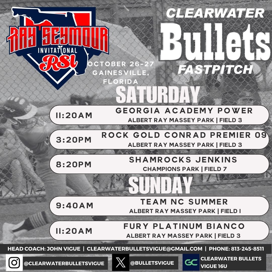 BulletsVigue's tweet photo. Bullets Vigue are ready for @ray_seymour !  Come check us out!  @ConnectSports_ https://t.co/p0GUlPFXFn