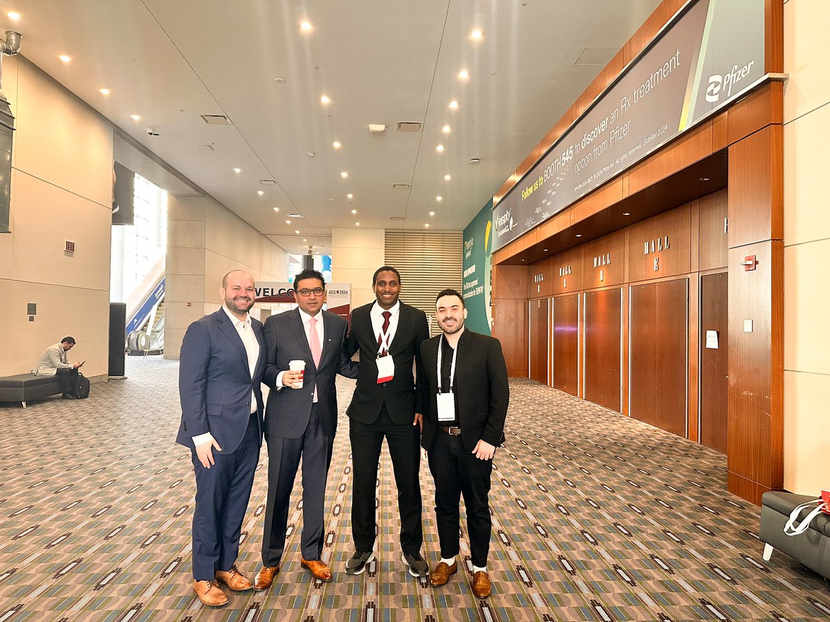 🔥 Cannot imagine kicking-off <a href="/AmCollegeGastro/">ACG</a> 2024 with better picture and crew than this 🤩

<a href="/BilalMohammadMD/">Mohammad Bilal, MD</a> <a href="/mabdallahmd/">Mohamed Abdallah, MD</a> <a href="/NickMcDonaldMD/">Nick McDonald</a> <a href="/AmCollegeGastro/">ACG</a> 
#ACG2024 #ACG
