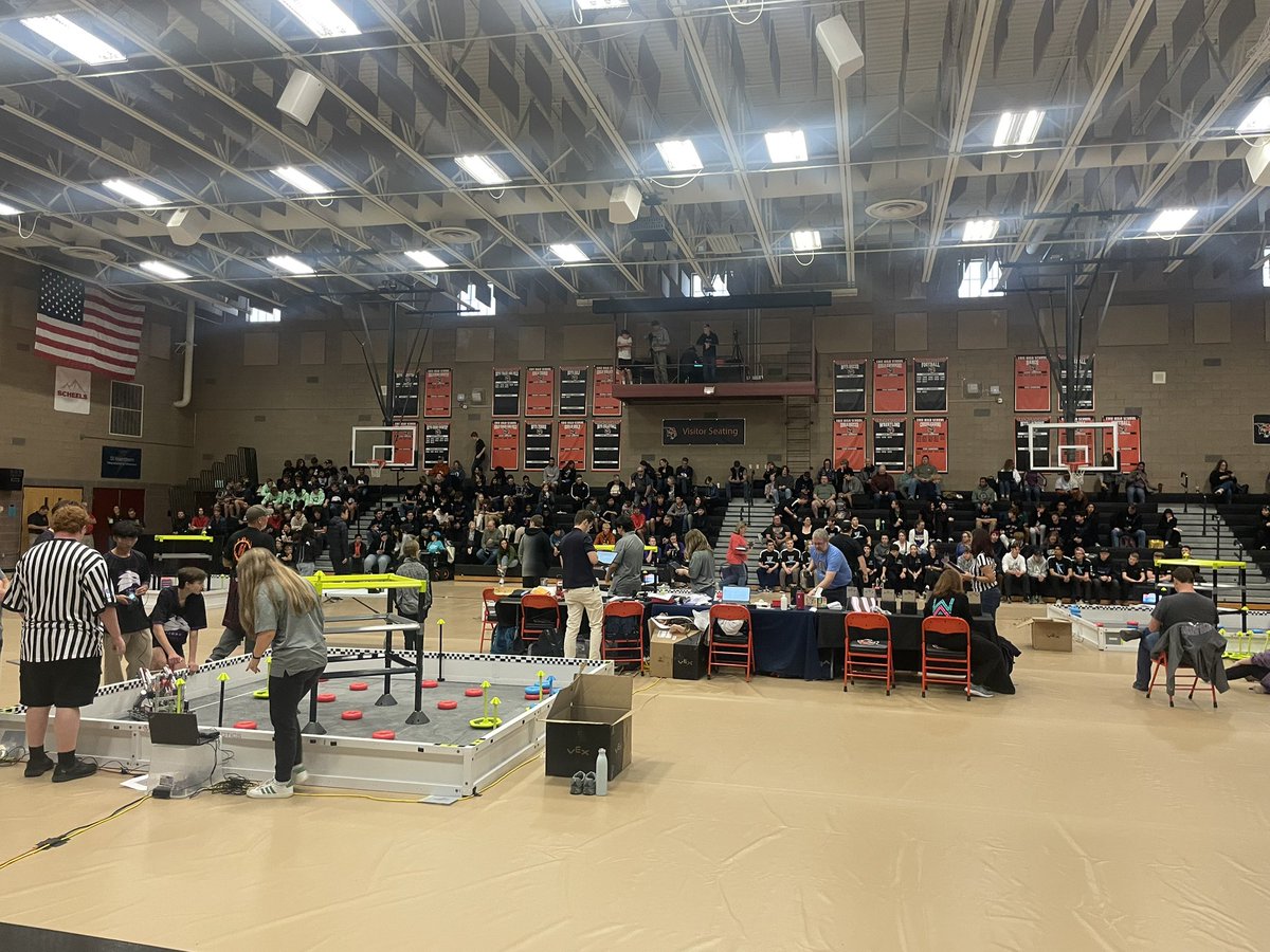 Good Morning! It’s a great day for the 1st VEX Robotics Tournament of the year! Thank you <a href="/MrSchmitzSVVSD/">Chris Schmitz</a> <a href="/ErieHighRobots/">Erie High School Robotics</a> <a href="/ICSVVSD/">Innovation Center</a> for organizing and facilitating this great event! <a href="/ErieHighSchool/">Erie High School</a>