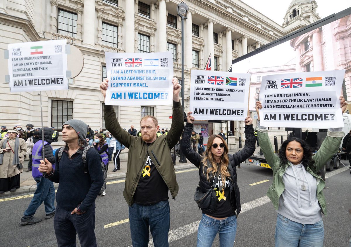 Well done to these patriots who exposed the far left in London today at their “counter protest” 👏🇬🇧