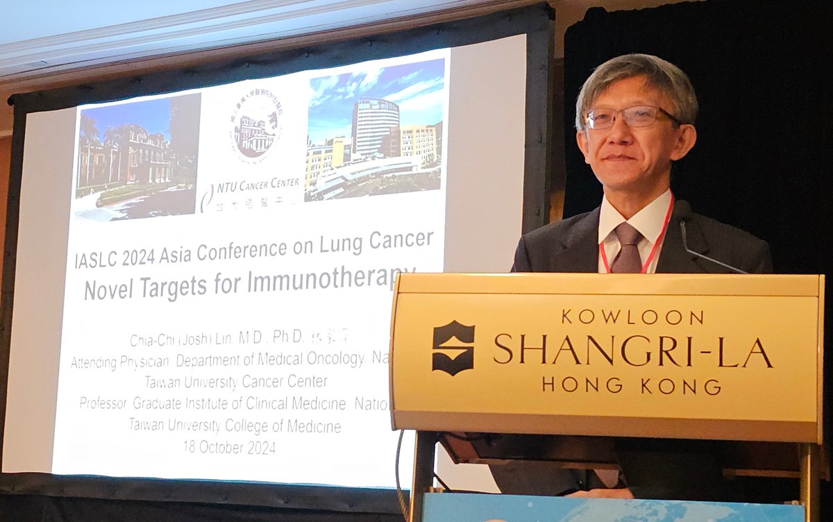 HHorinouchi's tweet photo. 🔥#ACLC24 @IASLC Asia🌏
🗣️Plenary 2: Frontiers in Lung Cancer Therapy: Addressing Today's Challenges and Tomorrow's Solutions
✅Chairs: @t_mitsudomi Dr. Jie Wang
🎙️Dr. Chia-Chi Lin
🎯Novel Targets for Immunotherapy
#LCSM @OncoAlert
https://t.co/QiYCsV1ovI https://t.co/wQVOvprgHZ