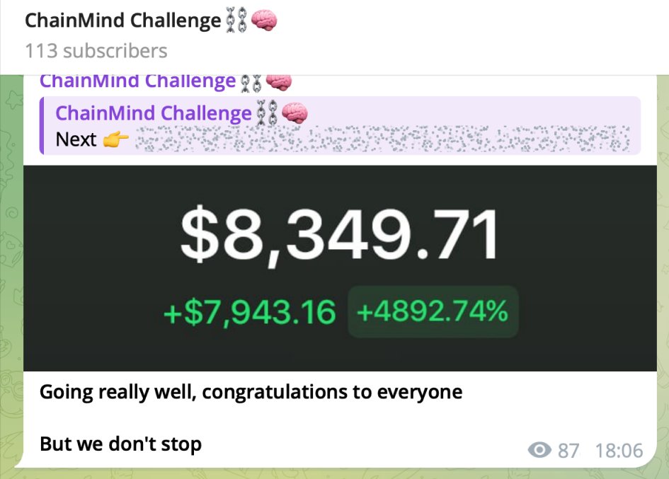 5% completed day 2 of the challenge!

Got ~50 $SOL from 2 deals 10x and 5x

Going well for now and I might have found the next interesting play

Inviting 40-50 more ppl who reply, rt, and like this post