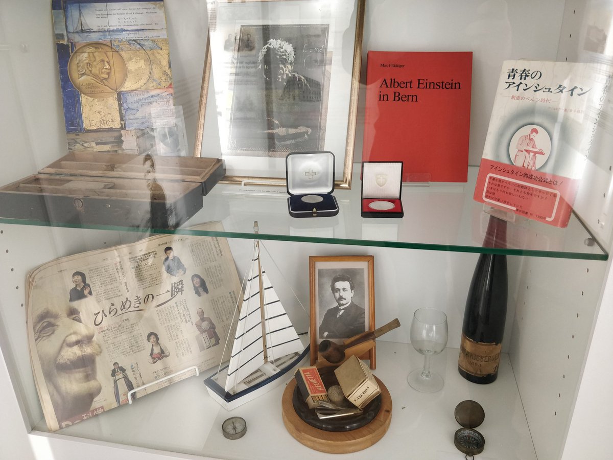 DannyJamesWard's tweet photo. Einstein House in Bern. Interesting to see where he lived during an earlier point in his life and where he wrote his theory of relativity paper ⚛️ https://t.co/ckav2j3lxH