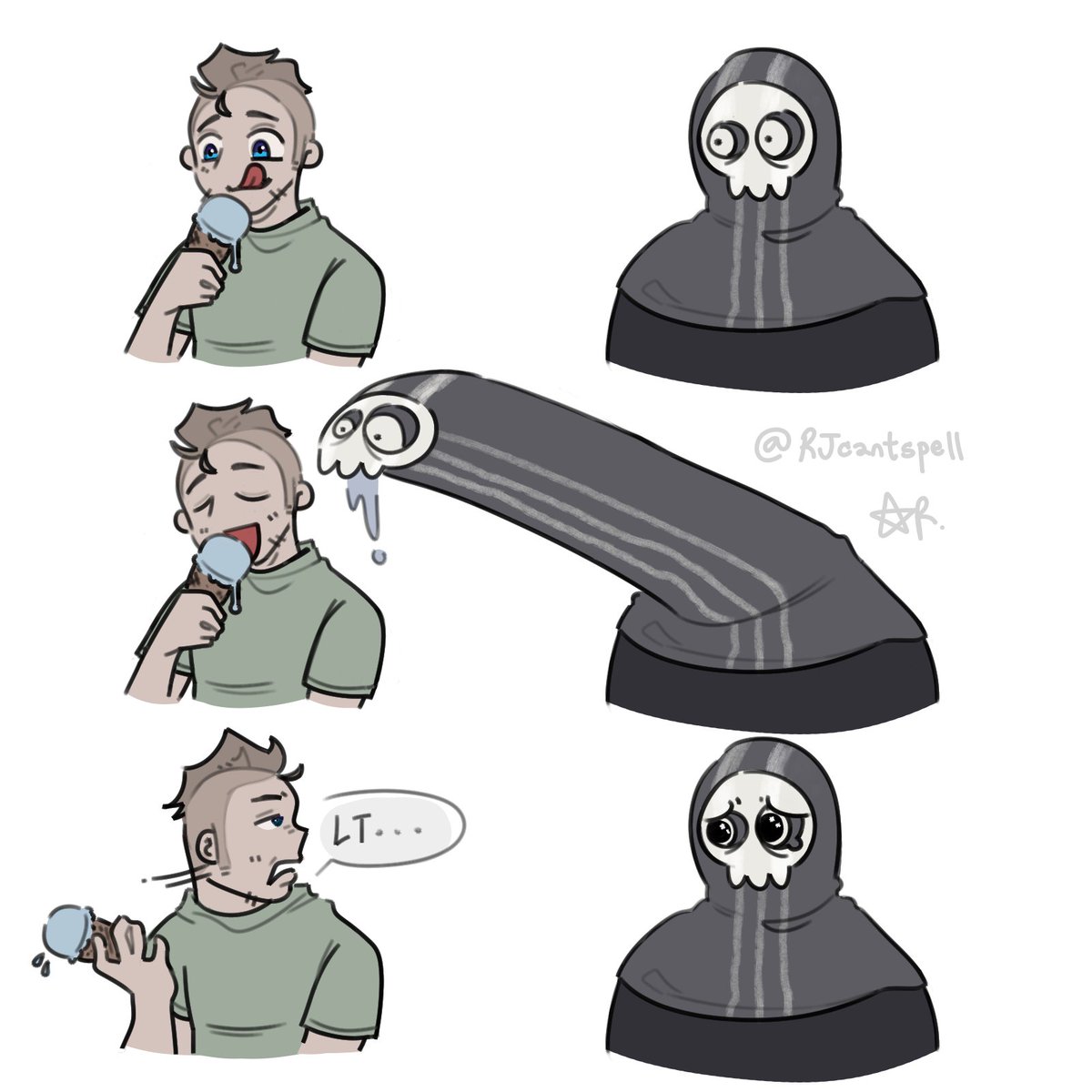 RJbytheway's tweet photo. guys ghost needs his neck checked #soapghost #GhostSoap https://t.co/p08fuTkG38