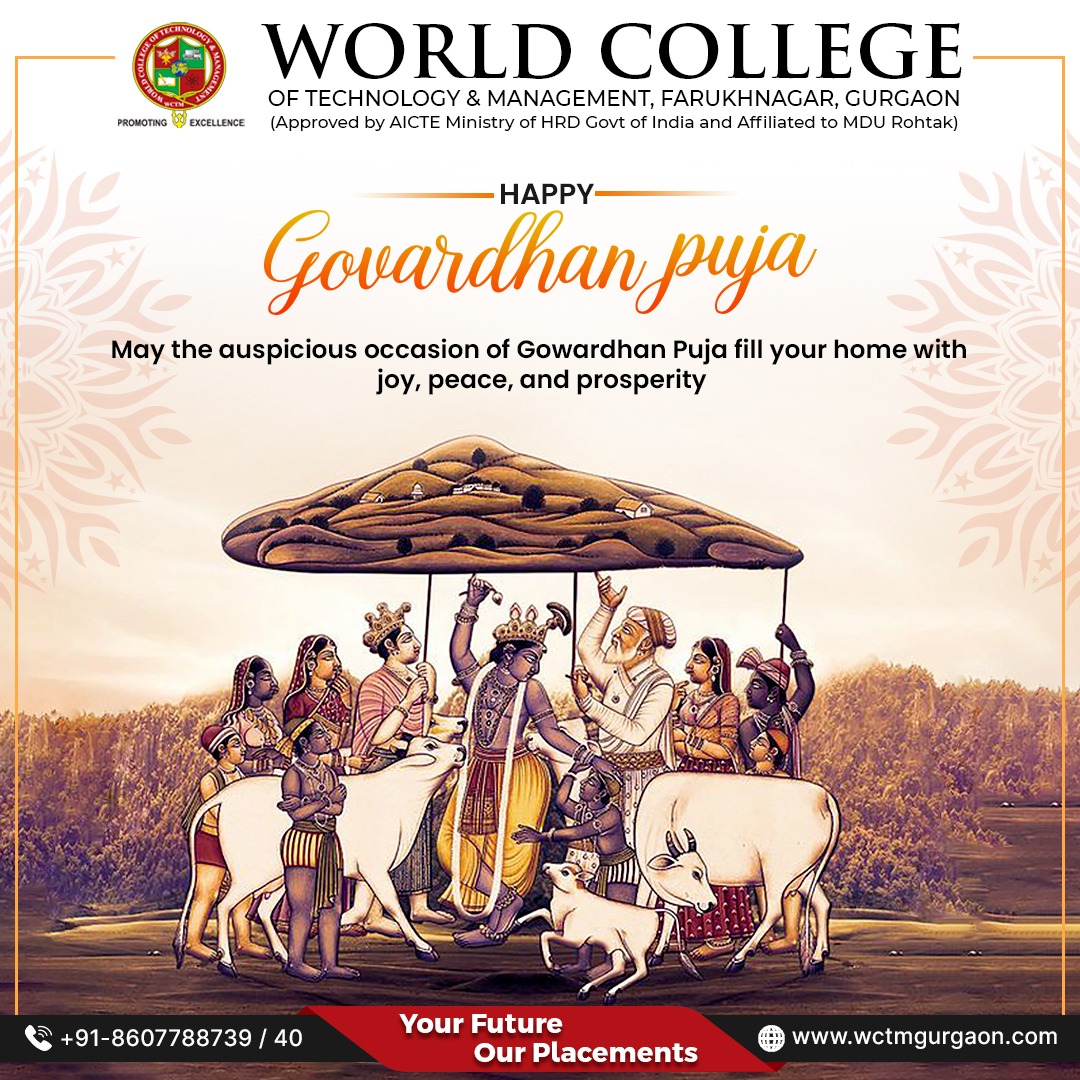 wctm_gurgaon's tweet photo. May Lord Krishna bless us with prosperity, love, and protection on this auspicious Govardhan Puja. Let’s celebrate the strength of devotion and unity! 🌿✨
.
.
#GovardhanPuja #KrishnaBlessings #FestivalOfLove #DevotionAndUnity #GovardhanMahotsav #BlessingsForAll #FestivalVibes #HinduFestivals