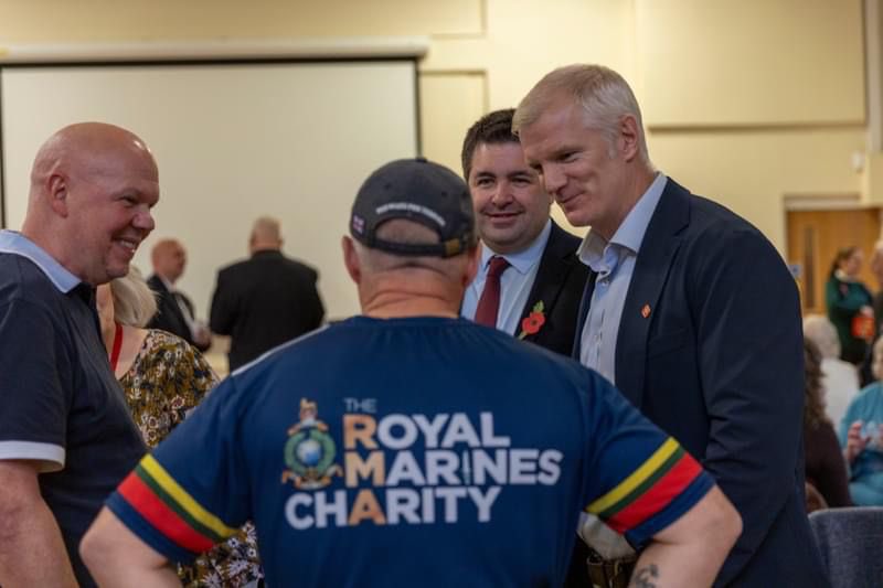 AlistairCarns's tweet photo. Really positive visit with Veterans in Telford. My deep thanks to organisations like @telfordmind and the volunteers that support them for playing such a critical role in the lives of our veterans. Thanks to @ShaunDaviesMP for inviting me and to all the team. There was in excess of several hundred years of military experience in the room and it was great to hear and share their stories. @VeteransGovUK @DefenceHQ @BritishArmy @RoyalMarines @RoyalNavy @RoyalAirForce
