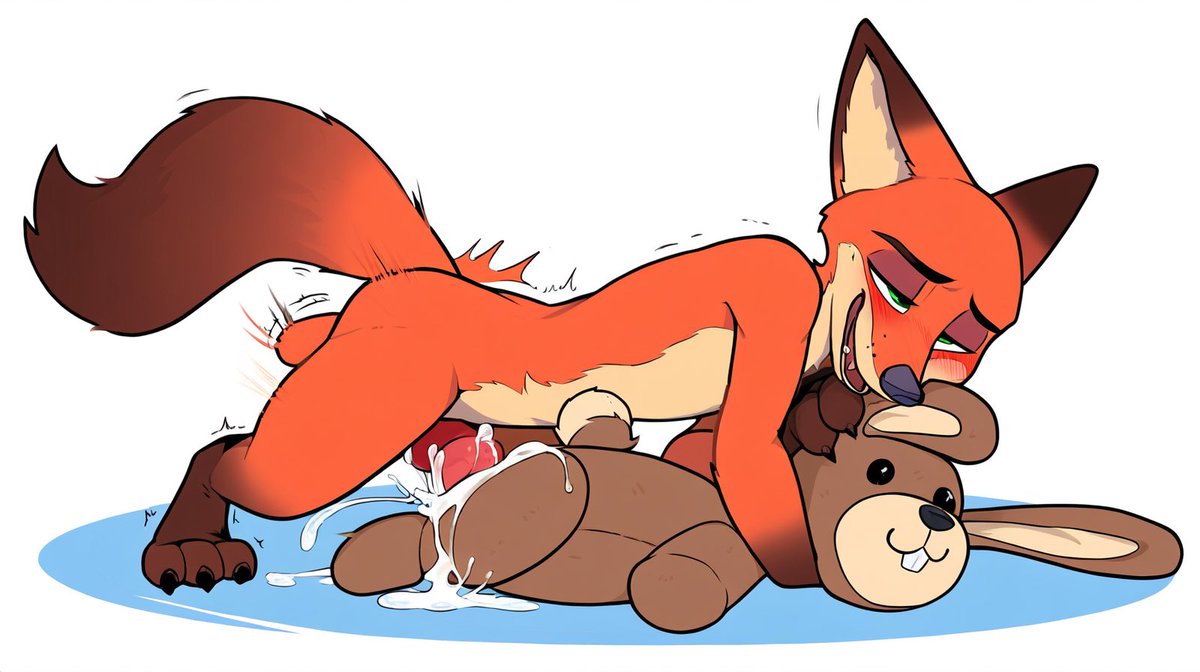 Furryaistuf's tweet photo. Nick Wilde plushophilia https://t.co/R51KaNGWKX