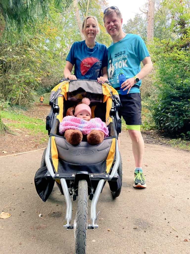 jennystanden3's tweet photo. Really enjoyed Emilia's first Buggy @parkrunUK @stewartparkrun today.
It feels so good to be back❤️. Thank you to all of the amazing volunteers for making it happen.
#runningmummy #parkrunpractice @signdesign_uk https://t.co/WqcwQRNfWk