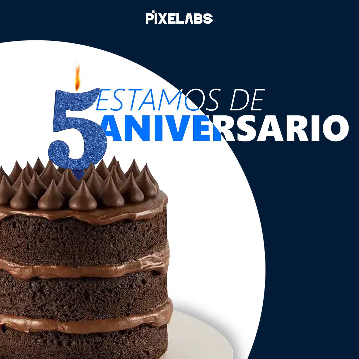 PixelabsMkt's tweet photo. Hoy celebramos 5 años de creatividad, innovación y compromiso en Pixelabs 🤩 Durante este tiempo, hemos crecido junto a ustedes, con nuestros servicios que han dado vida a grandes ideas y proyectos. https://t.co/FNcK5LO8u7