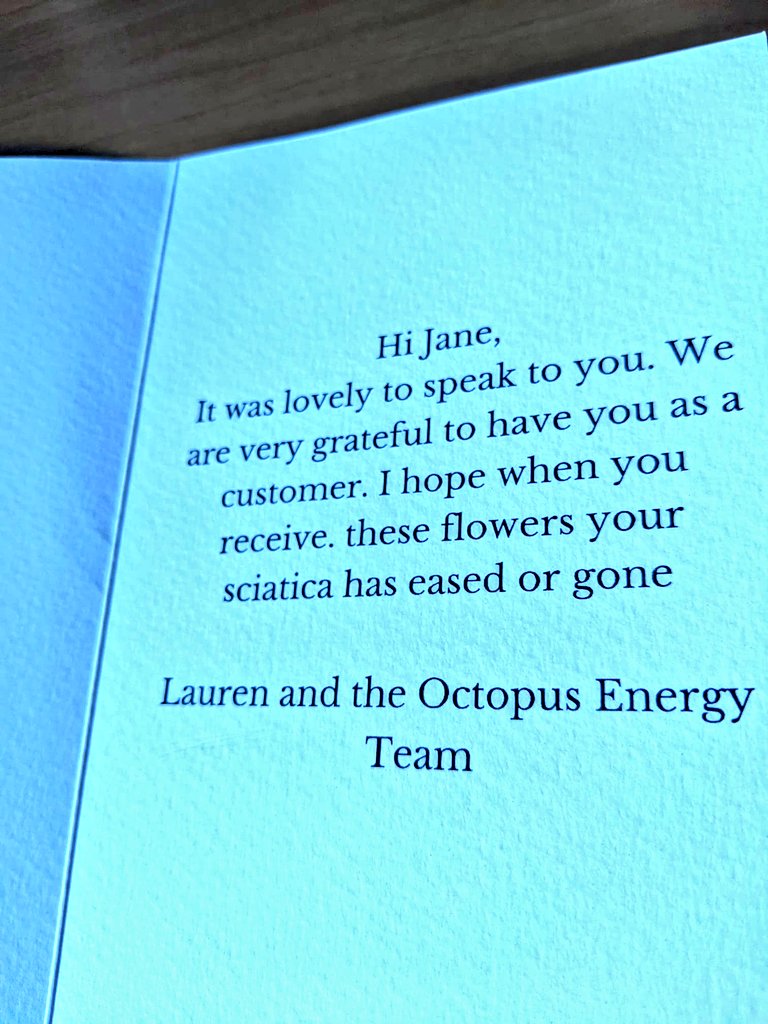 lfriese's tweet photo. Thank you @OctopusEnergy for making my mum's day!!
Lauren in particular - must be something about the name 🤩
What a lovely gesture, she's over the moon!!! https://t.co/iLtzrjq02f