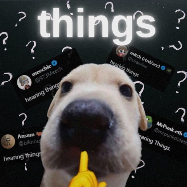 Rannnoishere's tweet photo. @littlemustacho I'm hearing $Things https://t.co/gZtl88X6Ac