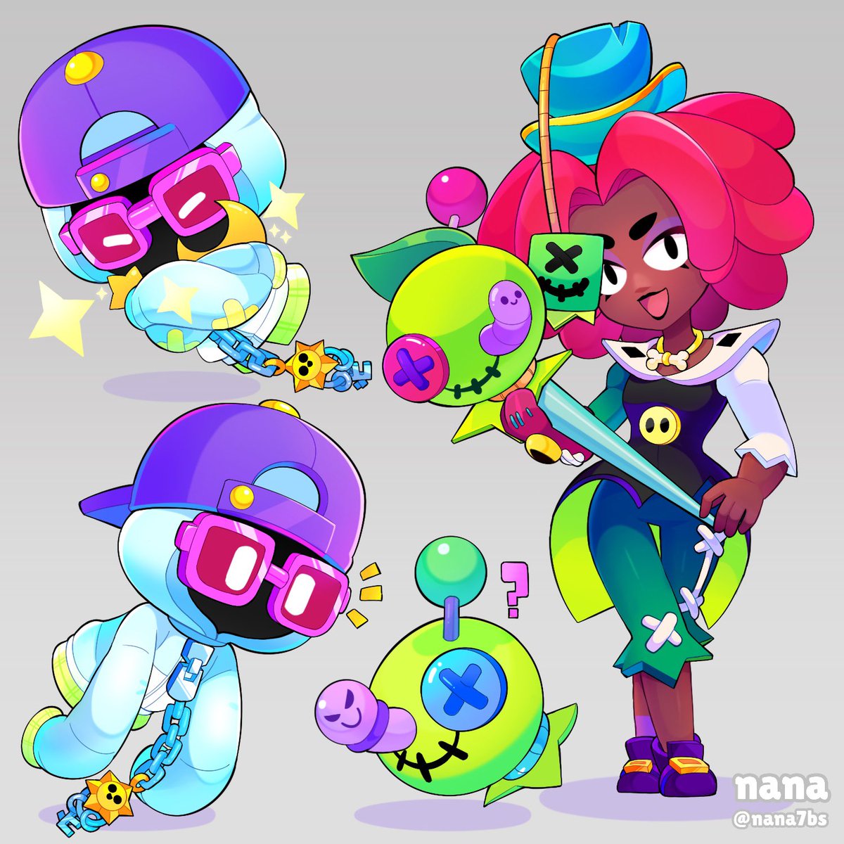 Welcome to SHADE and JUJU シェイド&ジュジュ #BrawlArt #BrawlStars