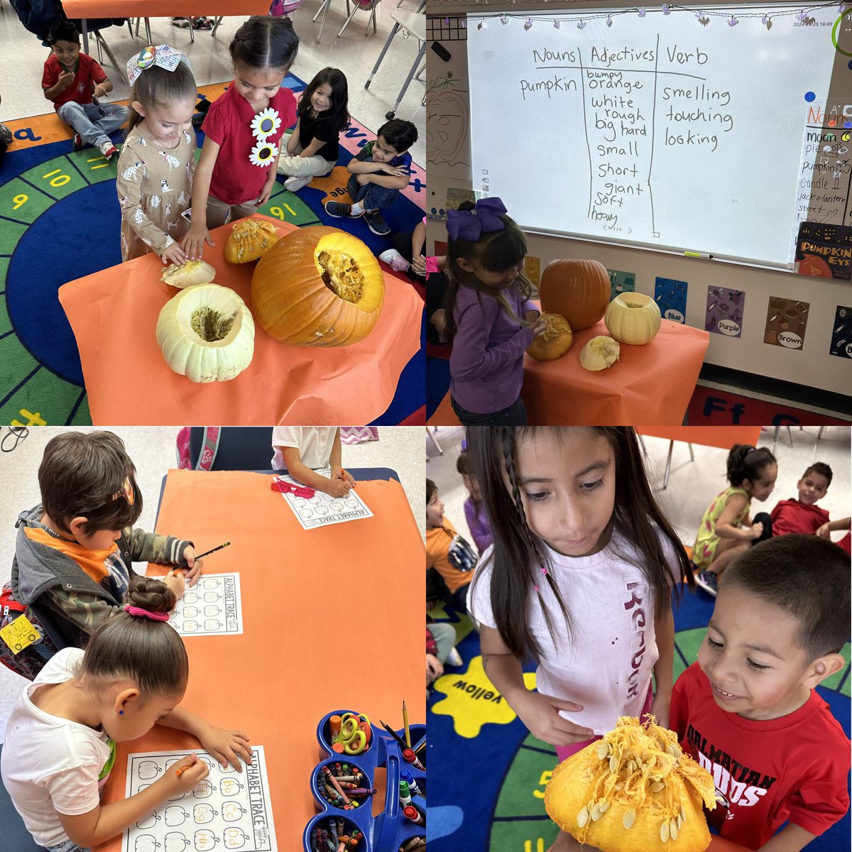 hbarra05's tweet photo. Kinder Dalmatian’s had so much fun yesterday during our pumpkin themed day of learning! 🎃🧡  #TimeToShine #ALLIN #TeamSISD @HBall_ES @lgonz_HBallES @asper_HBES https://t.co/wWYkajMVsR