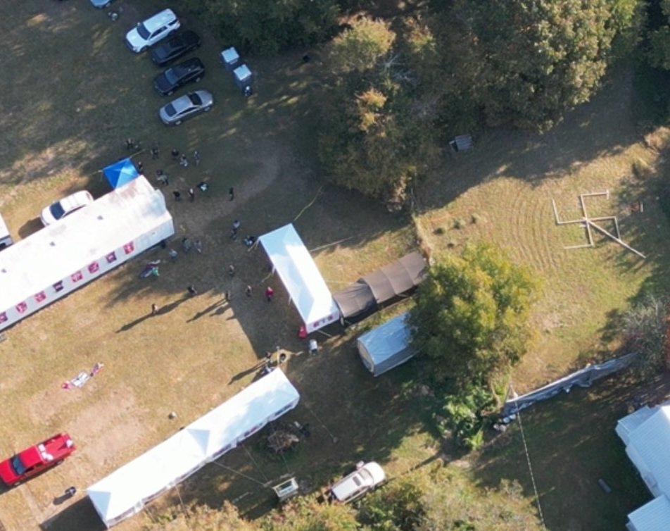 ATHENS COMMUNITY ALERT: SWASTIKA MARKS THE SPOT

Despite their best efforts, we can share the location of the Aryan Freedom Network's Aryan Fest. 

The lot at the northeast corner of Elberton Rd and Brown's Chapel Rd 
Lexington, Georgia 30648