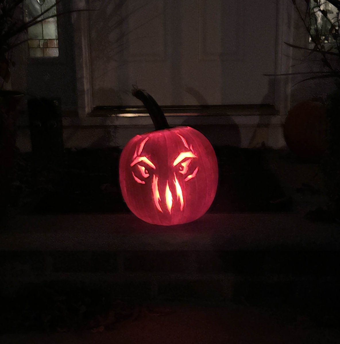 Mind Flayer Jack-o'-Lantern. Happy Halloween 🎃 <a href="/larianstudios/">Larian Studios</a>