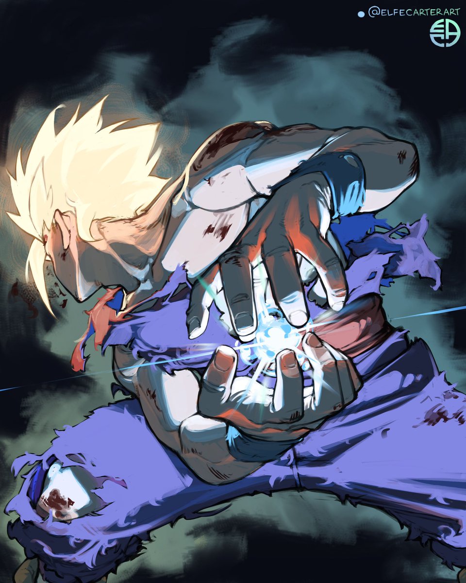 Elfecarterr's tweet photo. A redraw of a Gohan illustration i did back then in 2021. Available on inprint ⬇️⬇️⬇️ https://t.co/DqdsWlHRgf