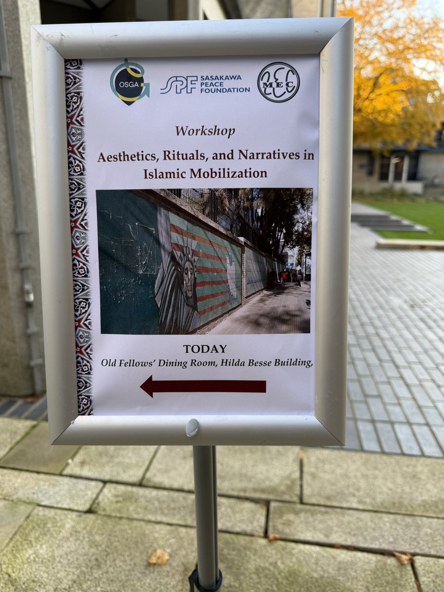 Pleased to present a paper, and deliver a talk <a href="/StAntsCollege/">St Antony's College, University of Oxford</a>, <a href="/UniofOxford/">University of Oxford</a> on ‘Emotions, Beliefs, and Ritual Engagement: Unravelling Iran’s role in battling ISIS in Syria at the ‘Aesthetics, Rituals,&amp; Narratives in Islamic Mobilisation’ workshop on 24 Oct. amazing co-panelists