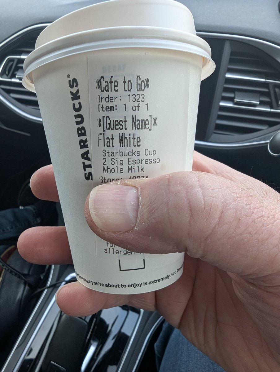Visited local <a href="/Starbucks/">Starbucks</a> Woofferton nr Ludlow, &amp; stammered. Wasn't asked my name, said it anyway, because that's who I am! Good  eye contact from server. Not all stammerers live in the city, rural stammers matter too! Come on <a href="/StarbucksUK/">Starbucks UK</a> engage with Stamma  #StarbucksDayofAction