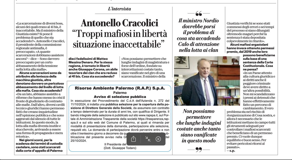 Antonello Cracolici tweet media