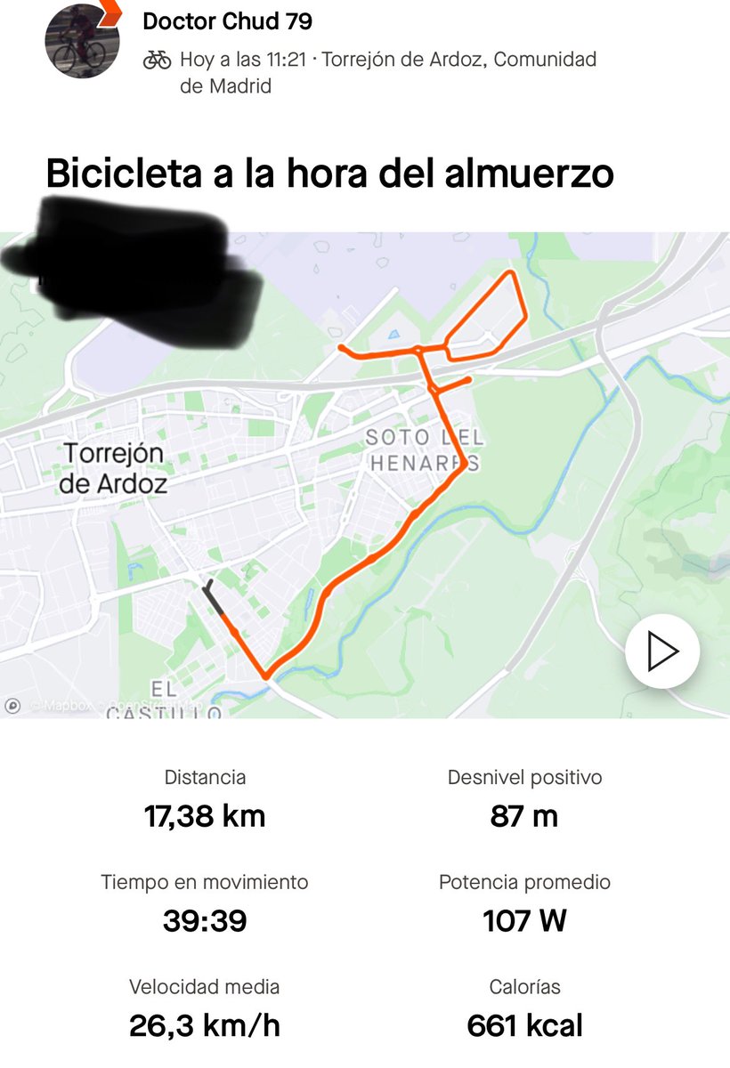 dr_mozos's tweet photo. Bici de hoy https://t.co/VMW5PQqeID