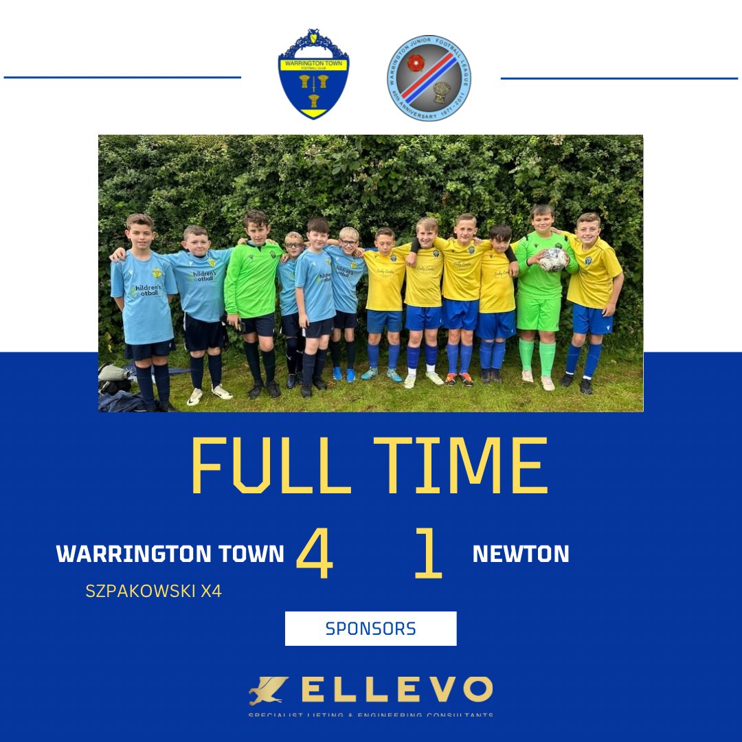 WTJFCWarlocks's tweet photo. ⚽️ Full Time

Back to winning way with Adi back in the goals

Warrington Town 4 - 1 Newton Le Willows

⚽️⚽️⚽️⚽️ Adi
🏆POTM Adi

@theyellows @Junior_Wires 

Sponsors 🤝

@EllevoGroup @CorbyCreates https://t.co/0euiuXqiV2