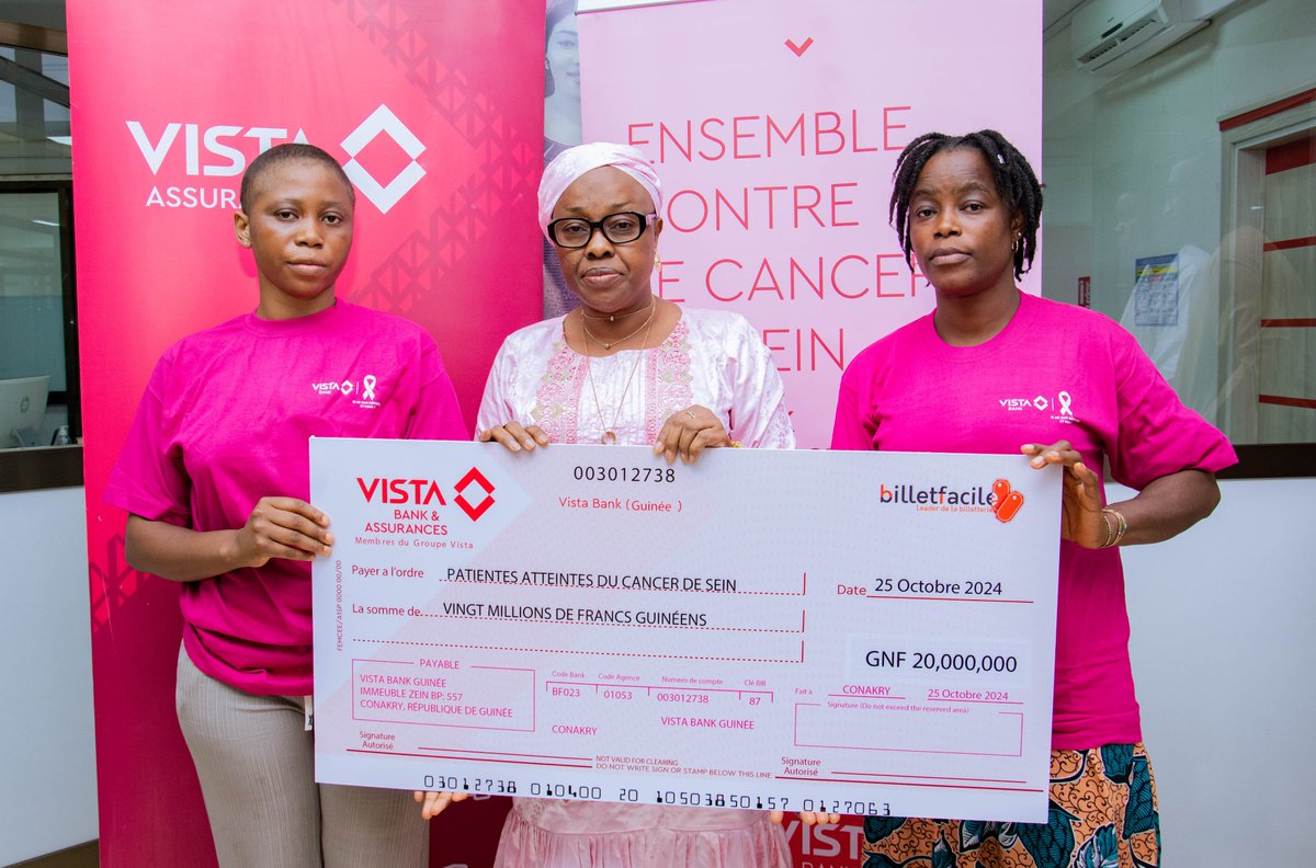 Vista Bank Guinée tweet media