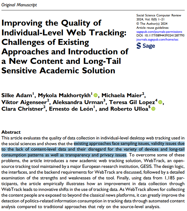 Social Science Computer Review; (@SSCRatSage) / Posts / X