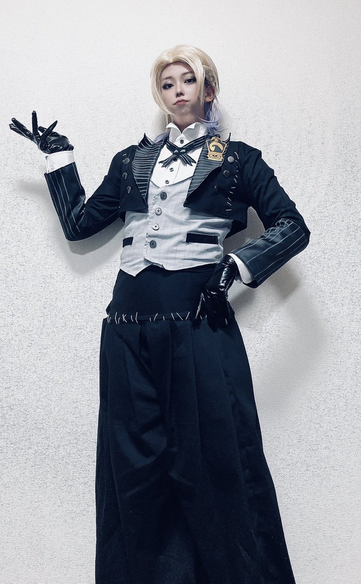 ツイステ「ナイトメアスーツ ヴィル全体像!#ツイステコスプレ#宅