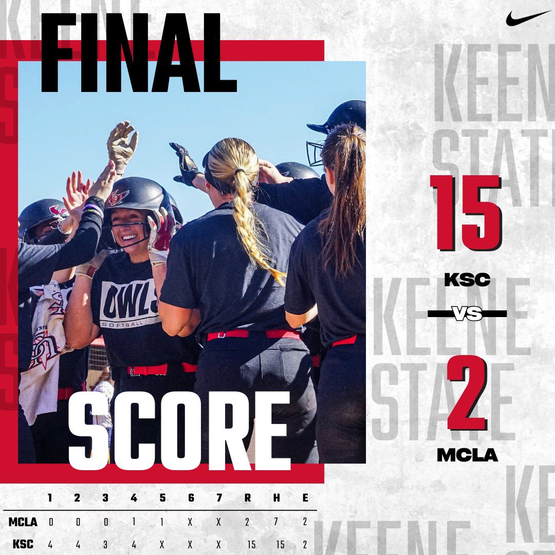 KSCsoftball's tweet photo. This fall, our new coaching staff introduced a lot of change to the program. These young women took it in stride and proudly displayed it last weekend against MCLA (division 3) and AIC (division 2)! 
There’s always more work to be done, but last weekend felt good 🦉🥎 https://t.co/asoe68VPwh