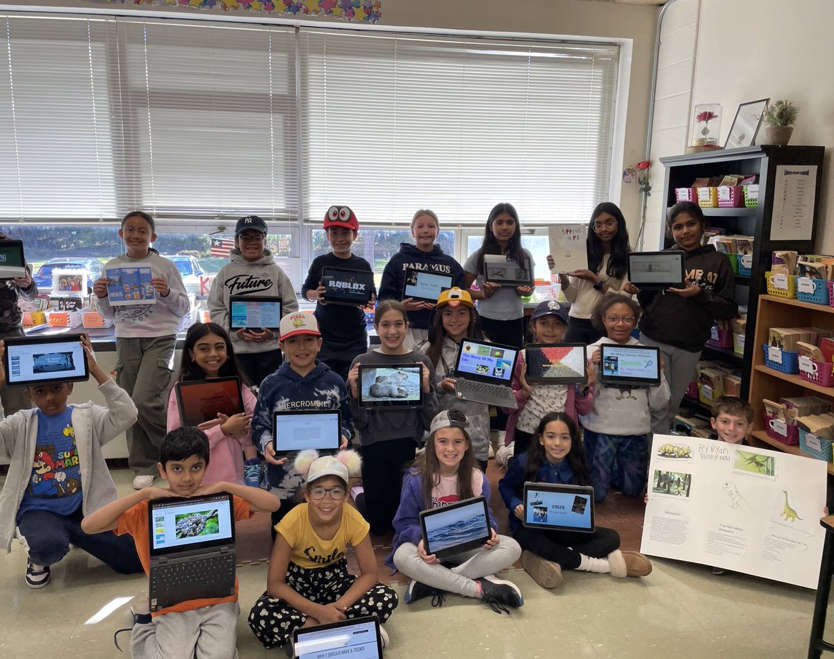 MrsRayside's tweet photo. So proud of these writers!  They all did an amazing job on their independent writing projects and had fun with it! https://t.co/dS8MHjWUpr