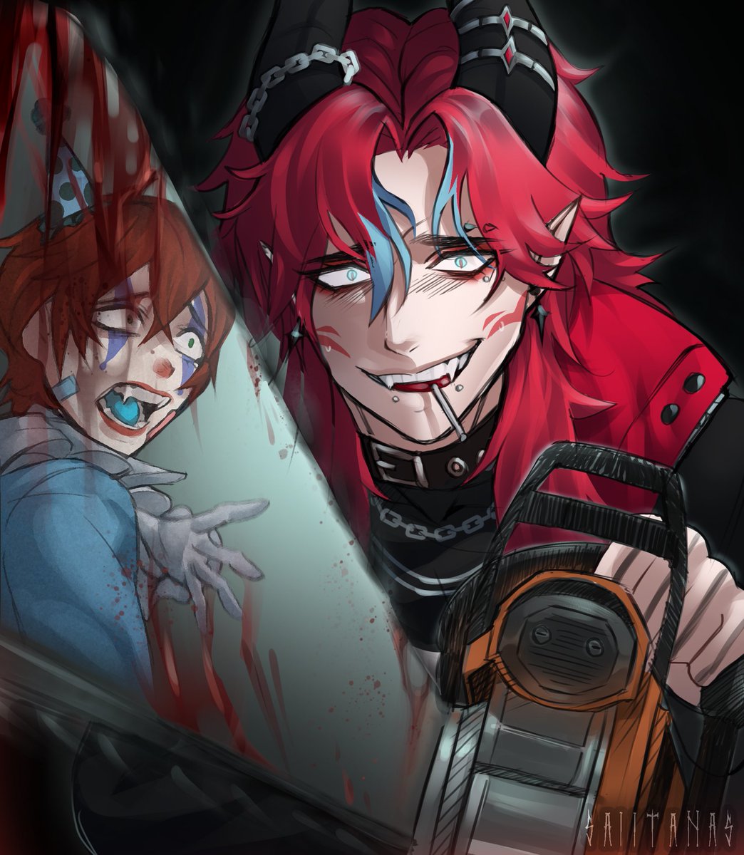 You can run, but you can’t hide~ I did it all for you~ don’t be afraid. 🔪

(yandere Miyo 4 spooky szn 🎃)

#art #horror #halloween #vtuber
 
🎨<a href="/SAIITANCOMMS/">SAIITANAS C0MMS</a>