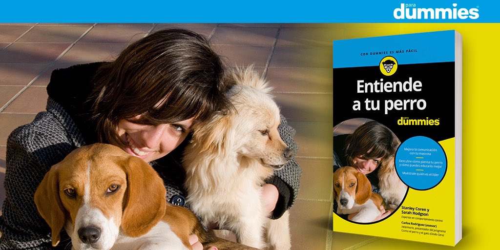 Para los amantes de los perros... ❤️🐶

¿Quieres saber cómo piensa tu perro y mejorar la comunicación con él? En Para Dummies tenemos el libro perfecto:

"Entiende a tu perro"

👉🏼 bit.ly/2ZvEGs9