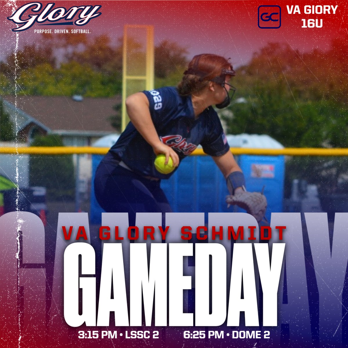 Gameday in Peoria at Louisville Slugger Sports Complex! Starting off with the camp then on to pool play #GoGlory